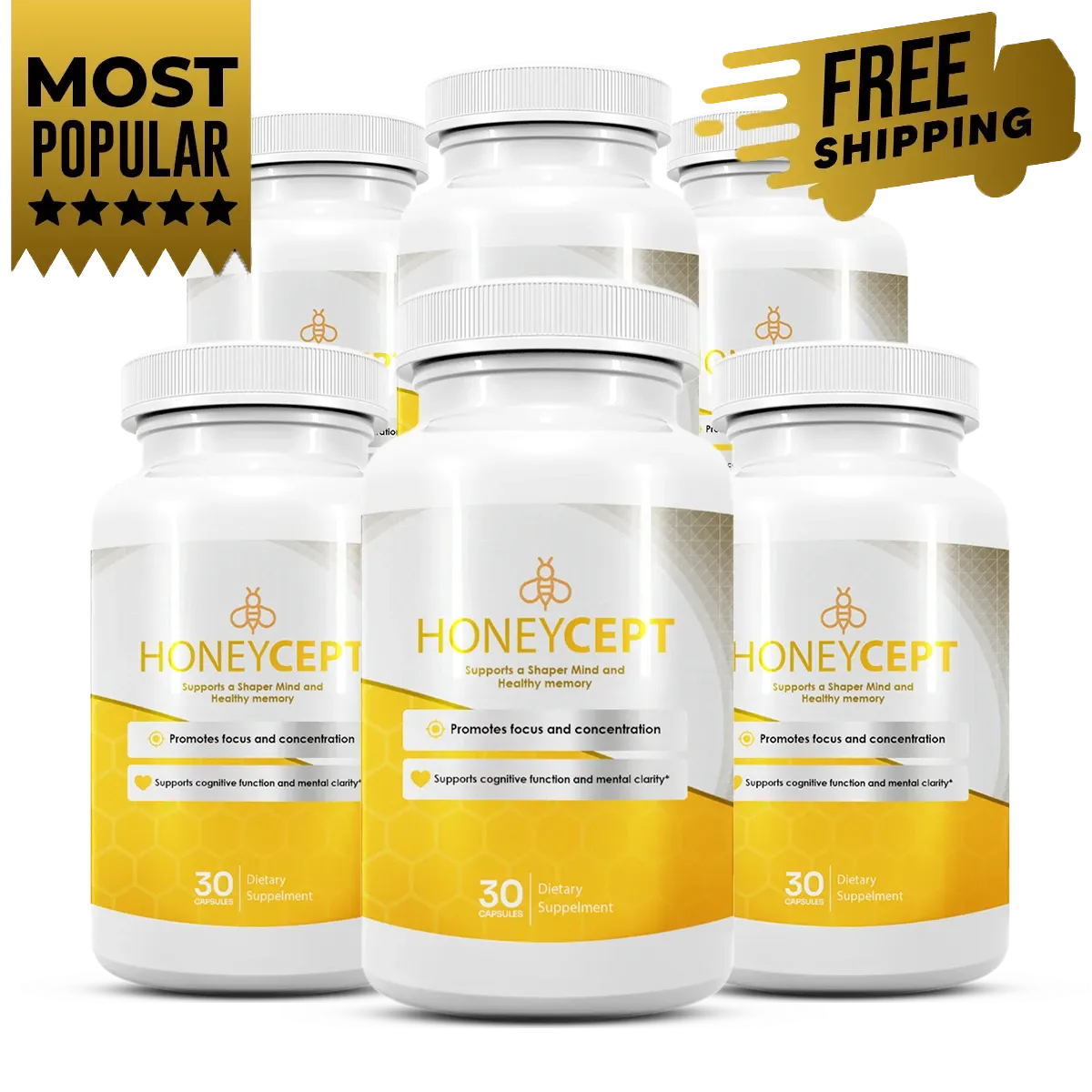 HoneyCept 6 Bottles